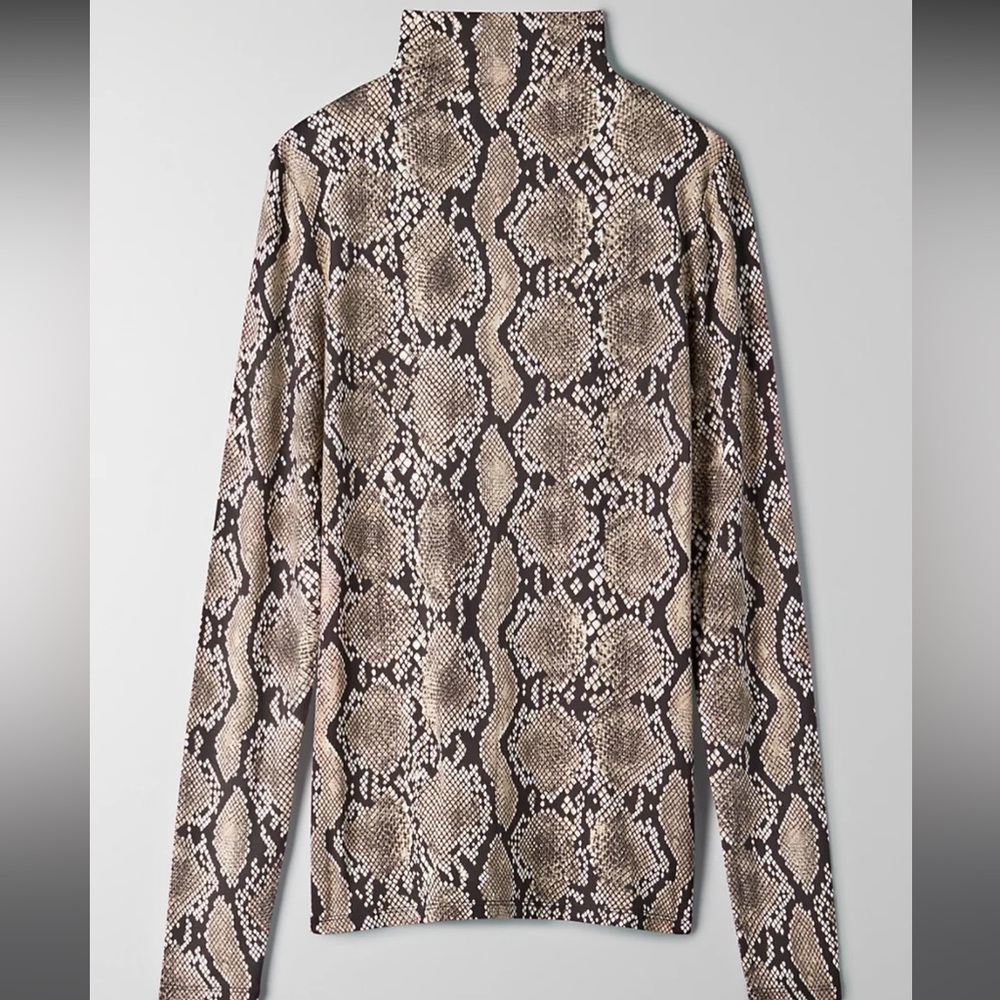Babaton snake skin print top